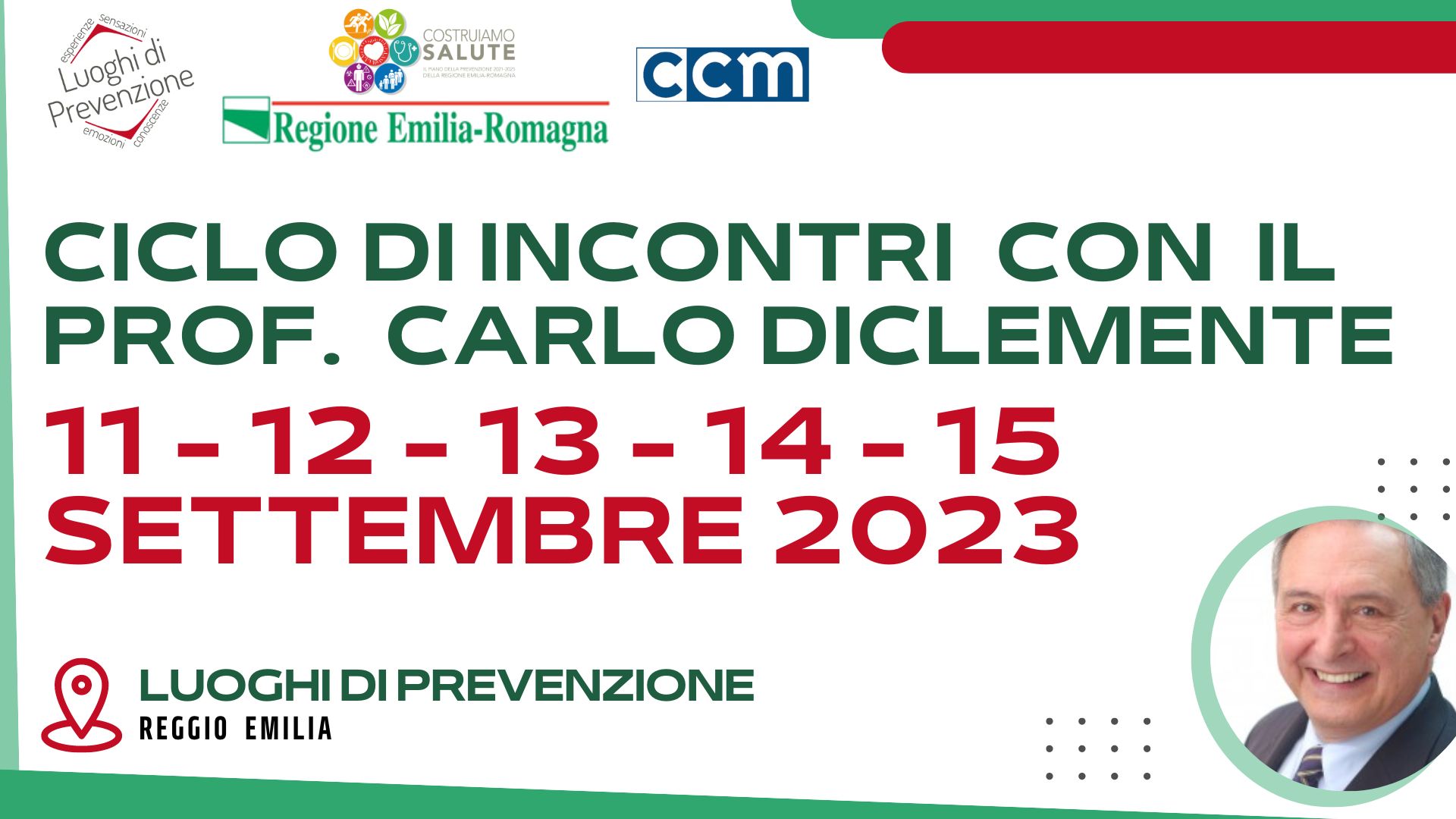 Ciclo di Incontri Prof. Carlo DiClemente